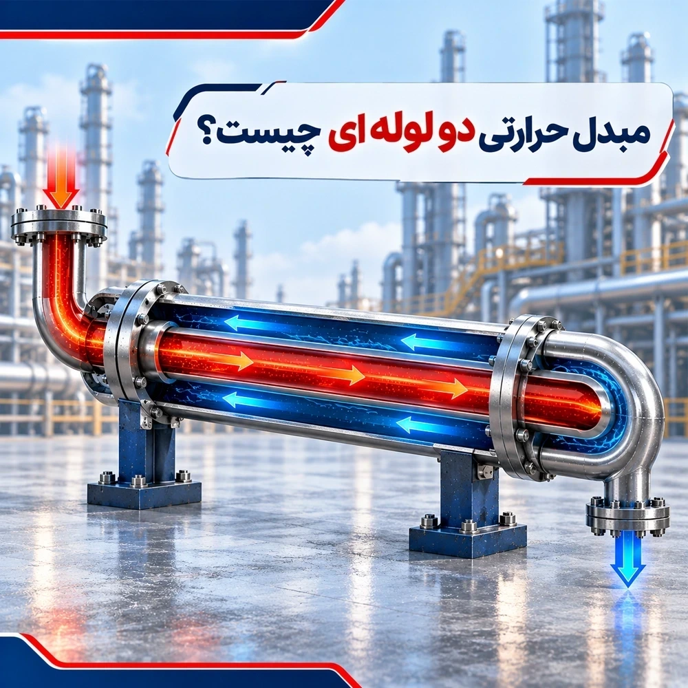 مبدل حرارتی دو لوله ای چیست؟ کاربرد، عملکرد و مزایا